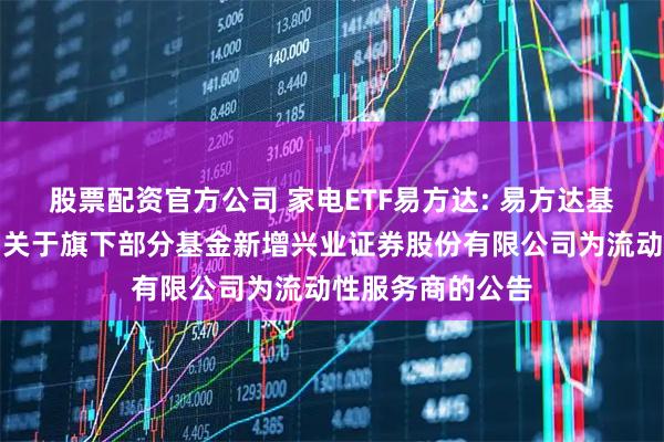 股票配资官方公司 家电ETF易方达: 易方达基金管理有限公司关于旗下部分基金新增兴业证券股份有限公司为流动性服务商的公告