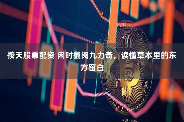 按天股票配资 闲时翻阅九力奇，读懂草本里的东方留白