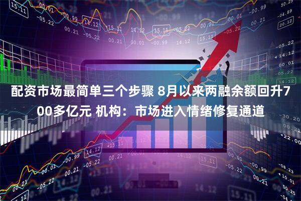 配资市场最简单三个步骤 8月以来两融余额回升700多亿元 机构：市场进入情绪修复通道
